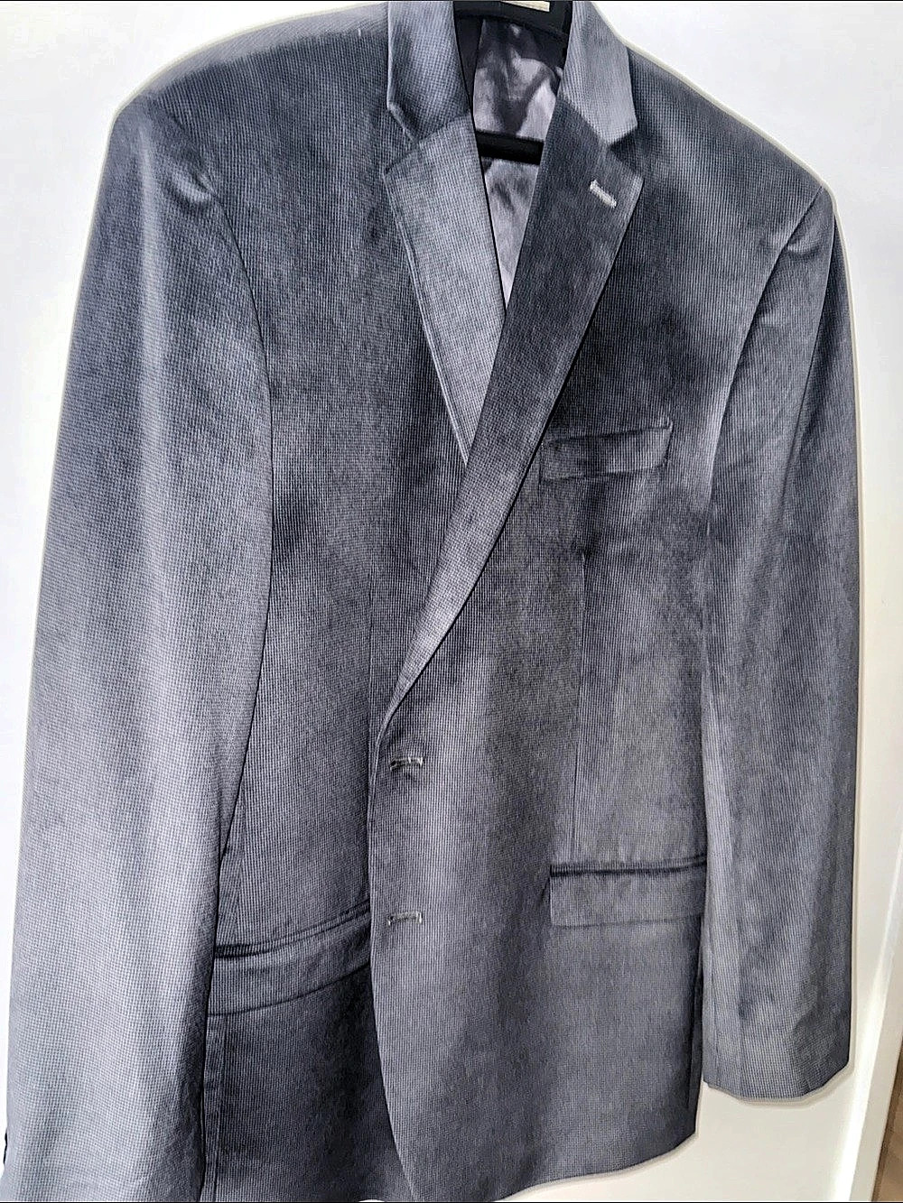 Calvin Klein Men's Gray Checkered Sport Coat Like New